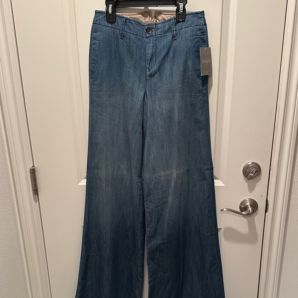 Anthropologie Denim Flare Jeans in Blue